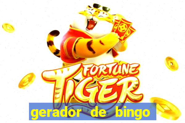 gerador de bingo de palavras